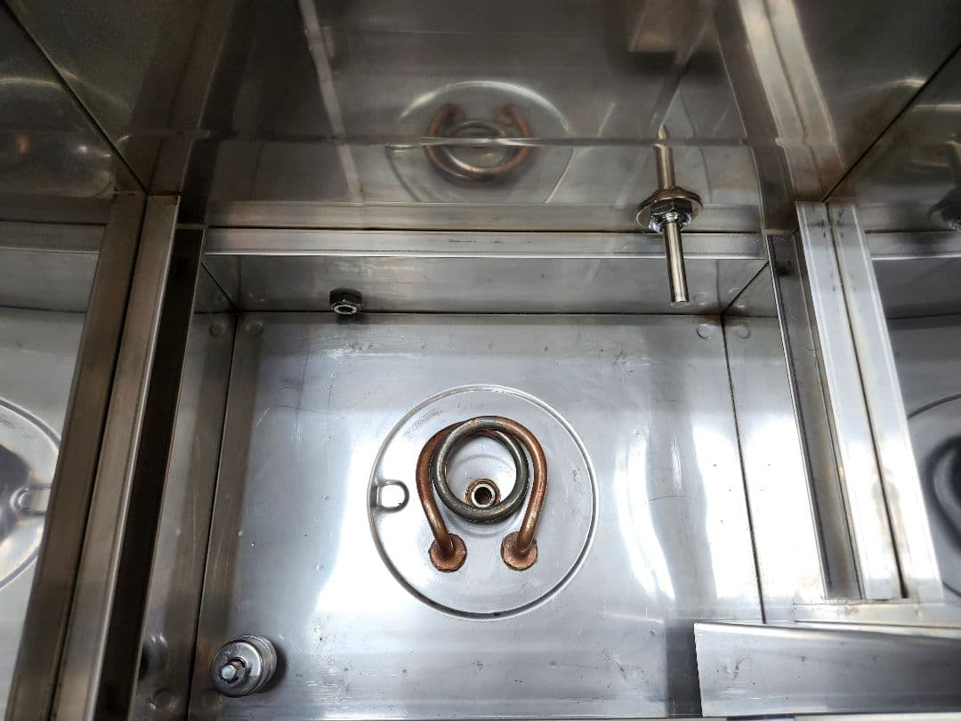 ★タオルスチーマー★日鈑工業★W扉★動作確認 ★中古★理容美容★床屋★バーバー★