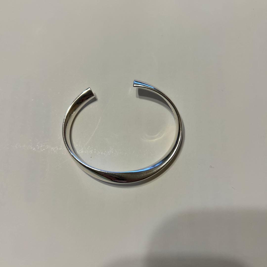 アガットシルバーバングル　シルバースプーン