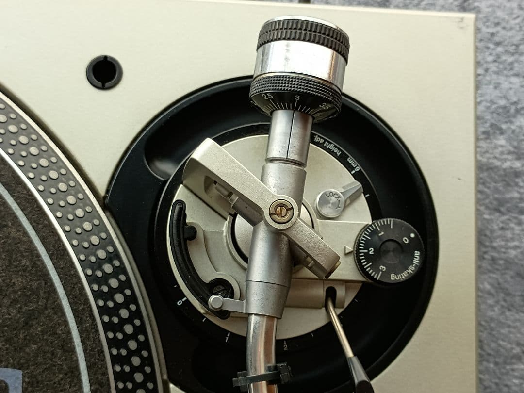 Technics SL-1200MK3D ターンテーブル シルバー カバー付き