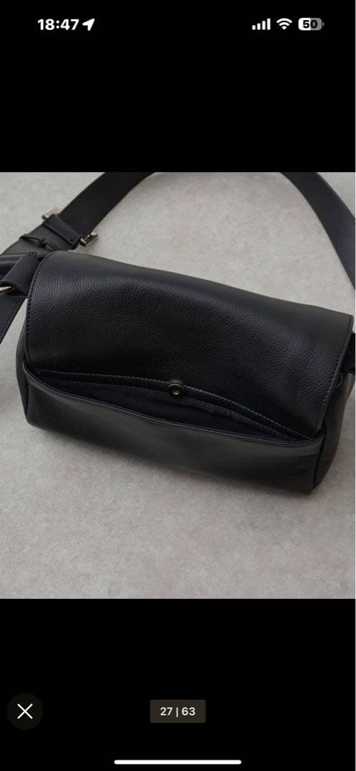 BEARDSLEY （ビアズリー） ＜ベルト付替え可＞ レザーボディバッグ