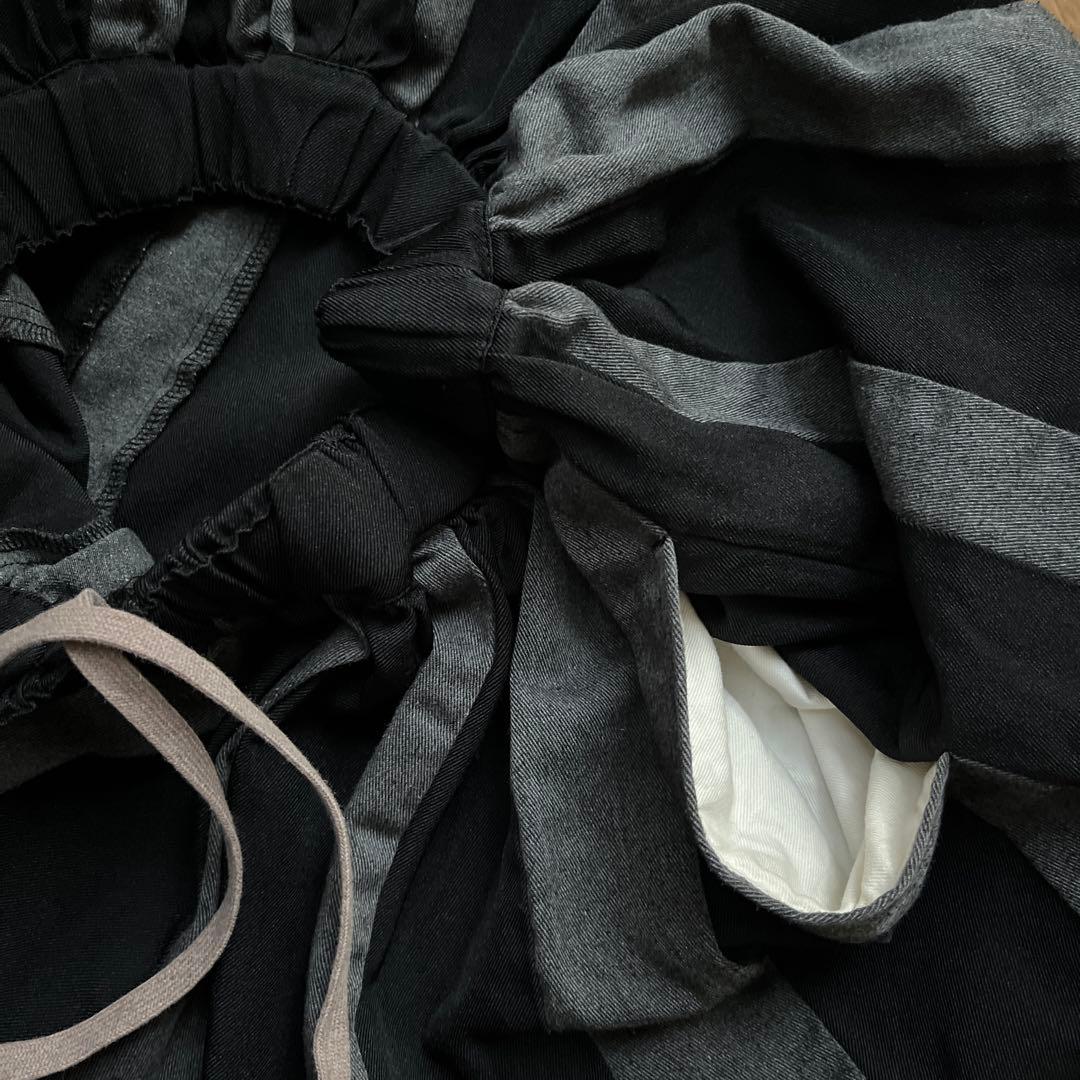 サルエルパンツ　サーカスパンツ　バルーンパンツ　パッチワークパンツ　ストライプ