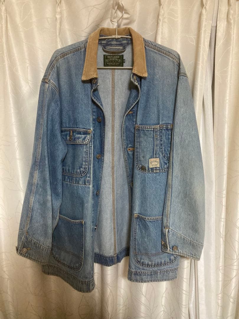 POLO COUNTRY 80s〜90s デニムカバーオール XL程度