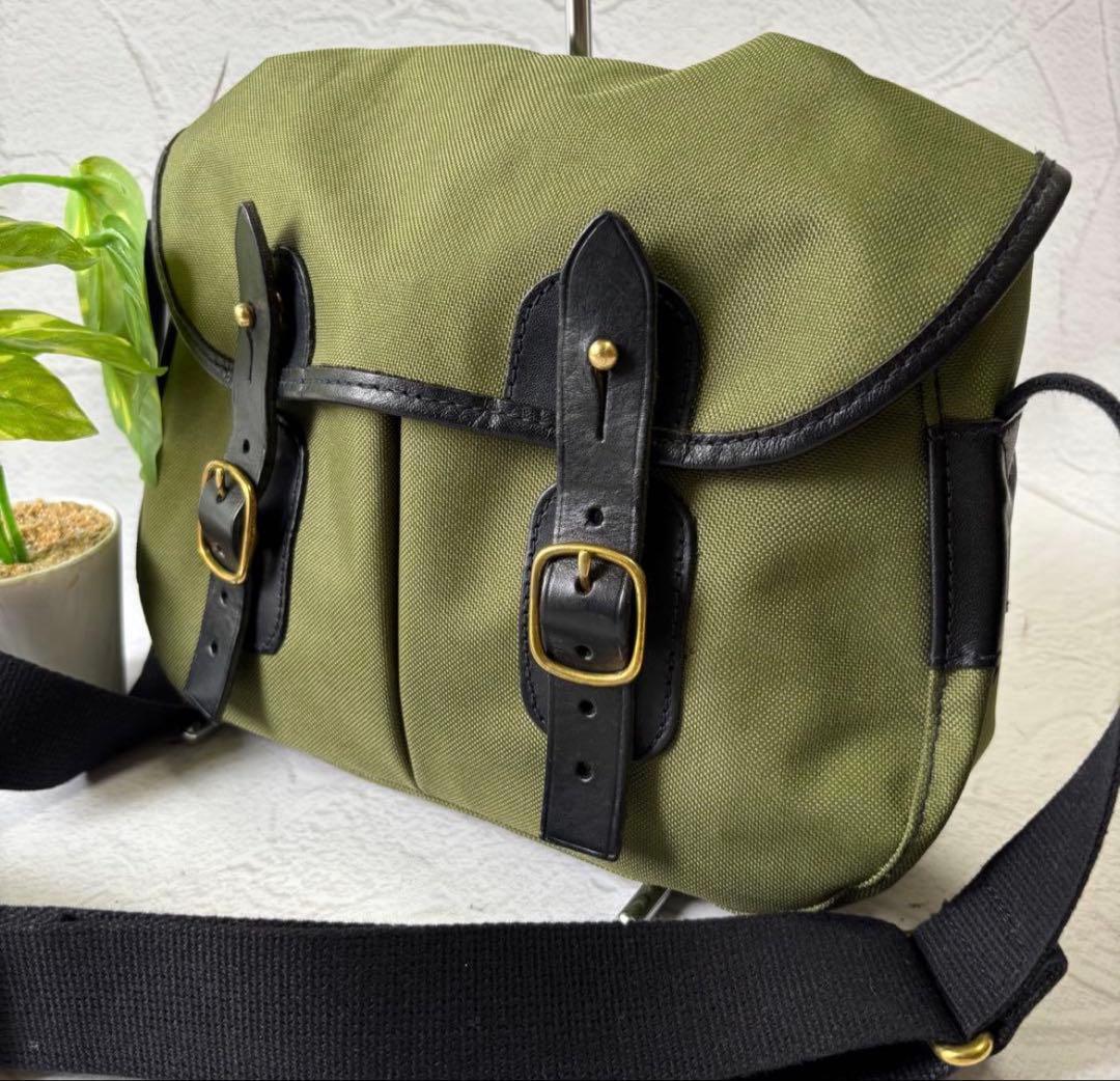 クオリティーガンスリップス オリーブグリーン キャンバス ショルダーバッグ