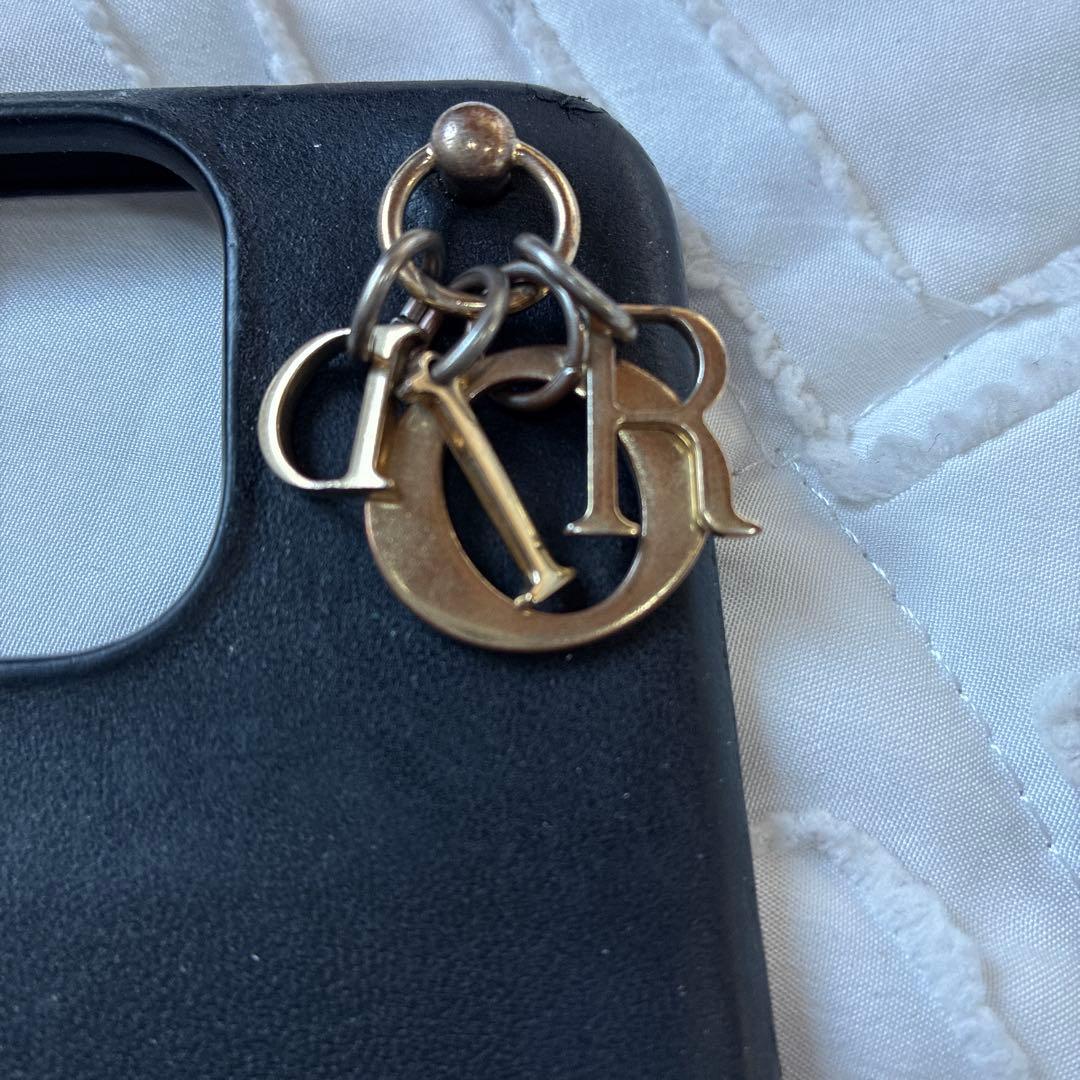 クリスチャンディオール ブラック キルティング iPhoneケース 13Pro