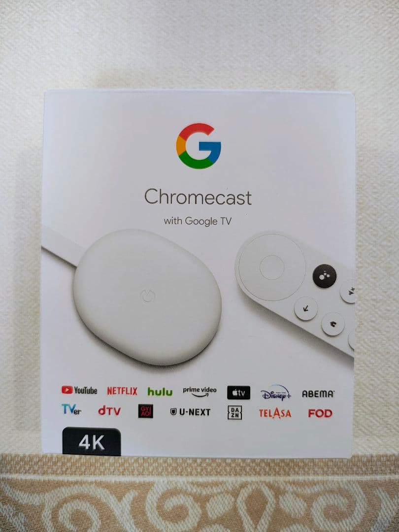 【美品】Google Chromecast with Google TV 4K