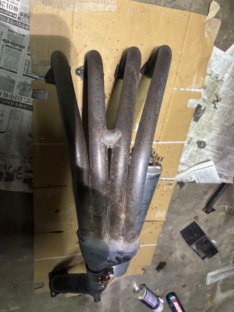 スズキ　後期インパルス400 純正マフラー　平成20年　GK7CA