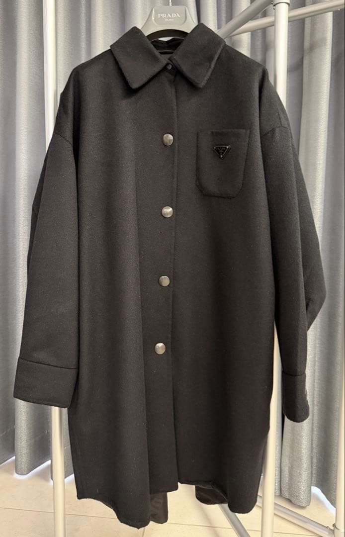 2525　美品　プラダ　PRADA ジャケットシャツコート　38サイズ