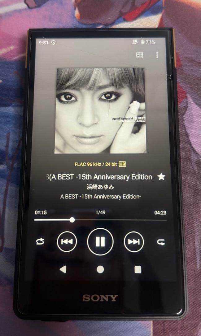 ソニー ウォークマン NW-ZX707 初音ミク