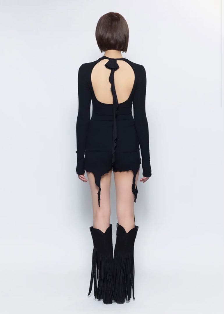 theredthread Ｓrose flutter set ブラック　完売品