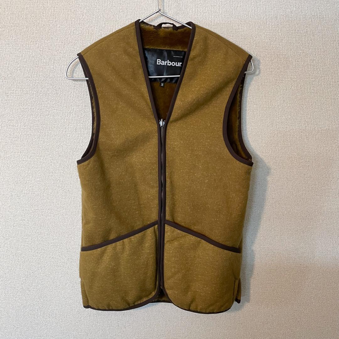 k*u様 【美品】Babour ファーライナーベスト 34