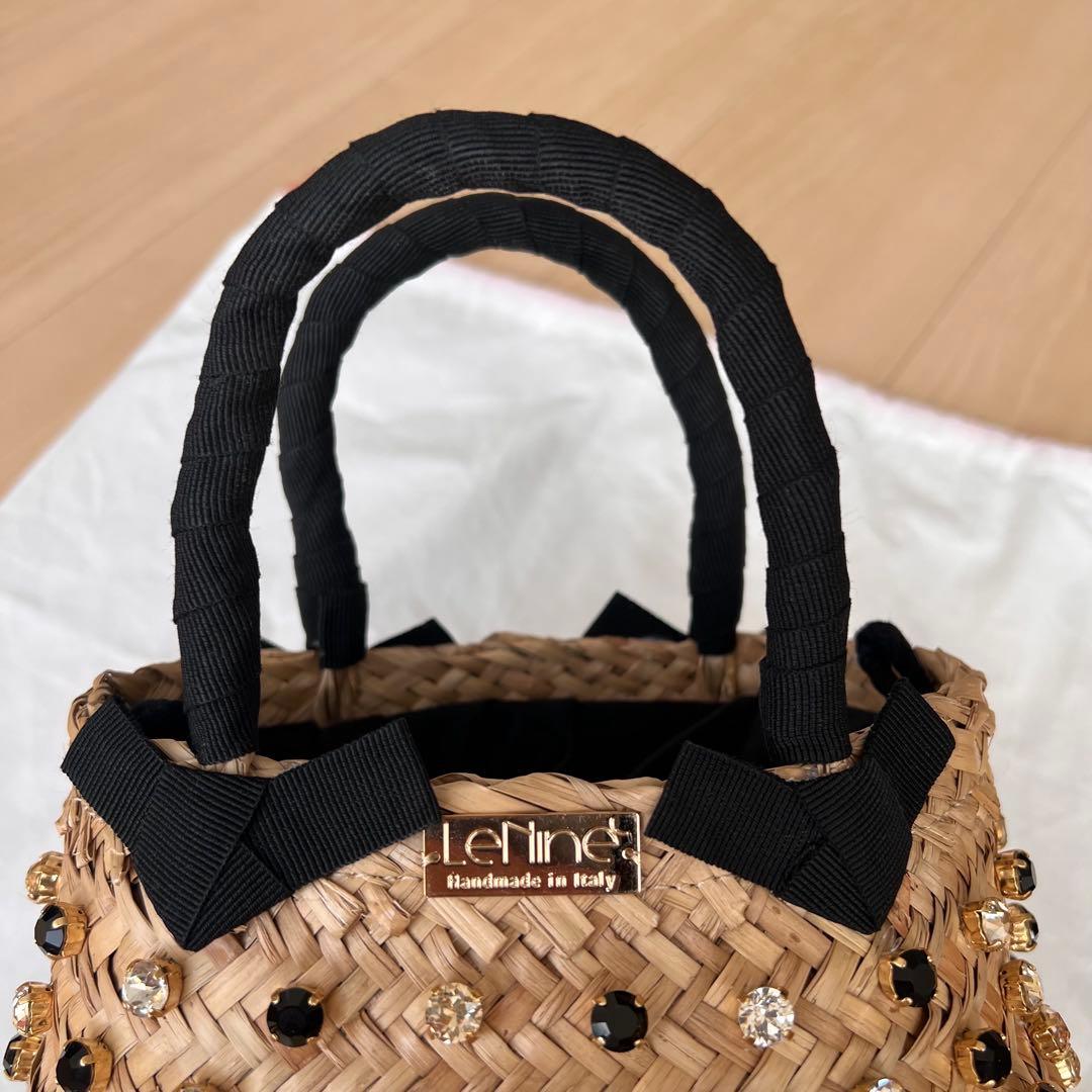 ルナイン NINA TWIST SMALLビジュー かごバッグ ショルダー　籠