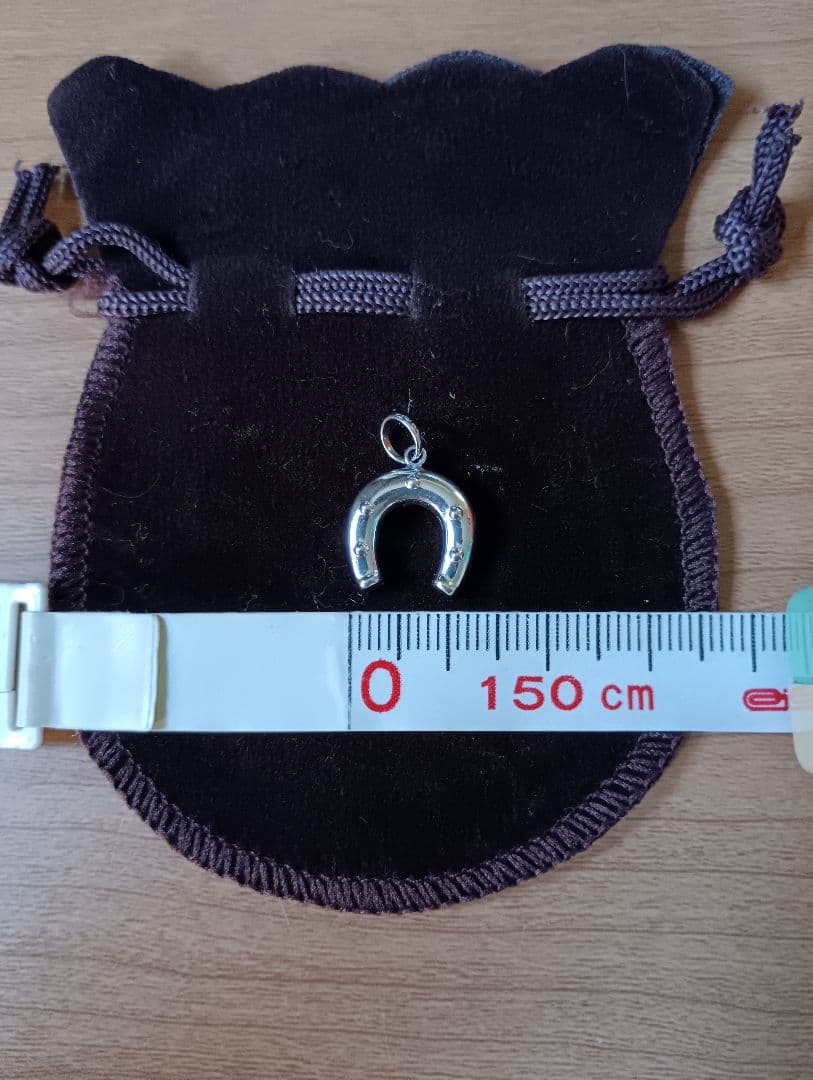 18Kホワイトゴールド 馬蹄型チャーム