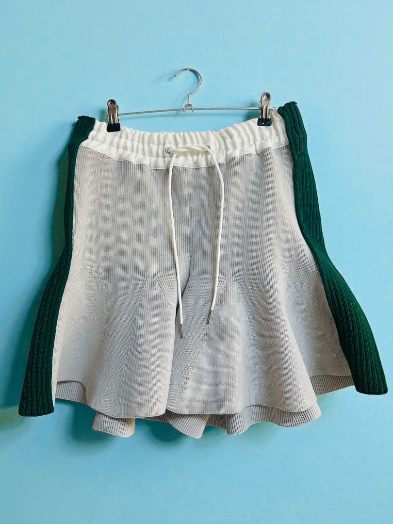 2点おまとめ新品sacai ニットショートパンツ