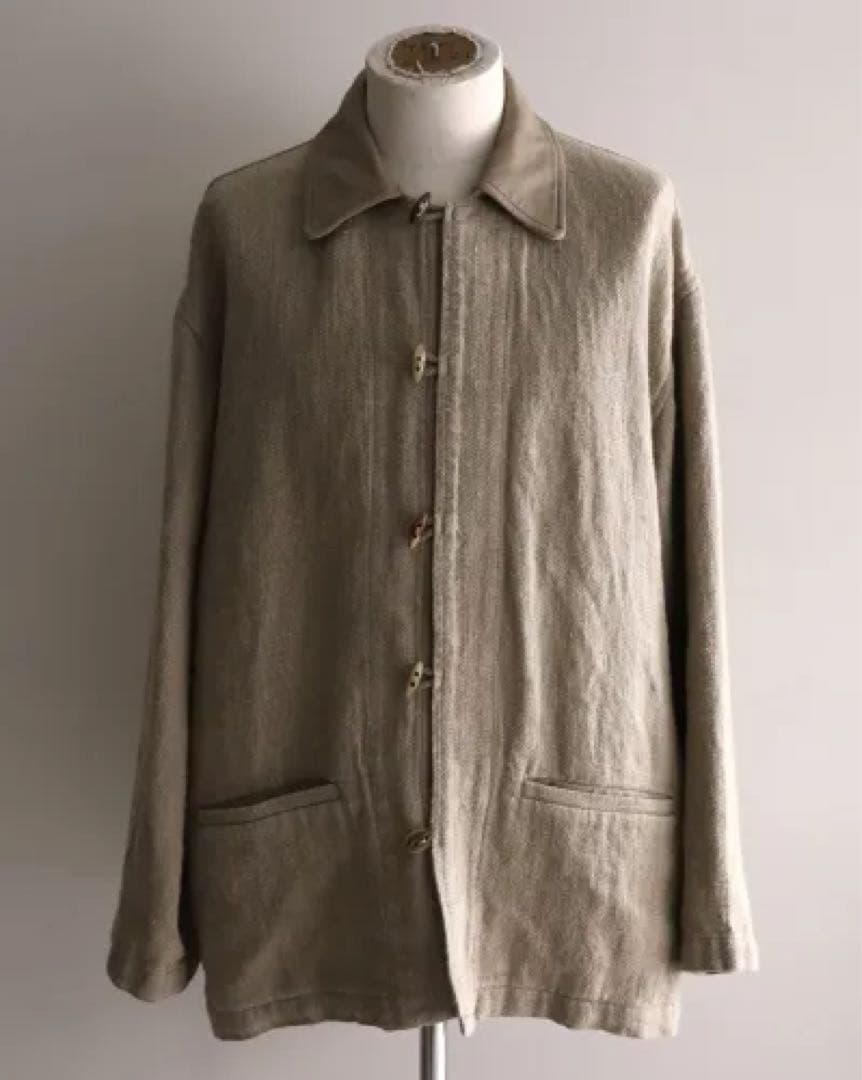 ジャケット・アウター HERILL 26SS Linen Duffel Jacket natural