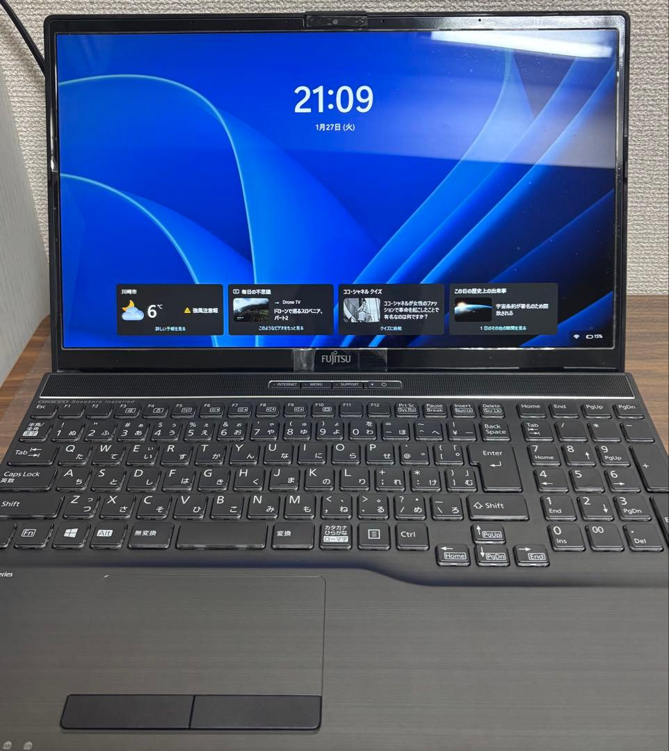 富士通 LIFEBOOK AH58/D3 ダークグレー