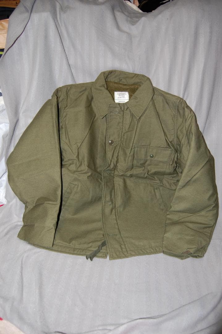 タ*ン様 A-2 デッキジャケット 実物デッドストック　US　NAVY　Lサイズ