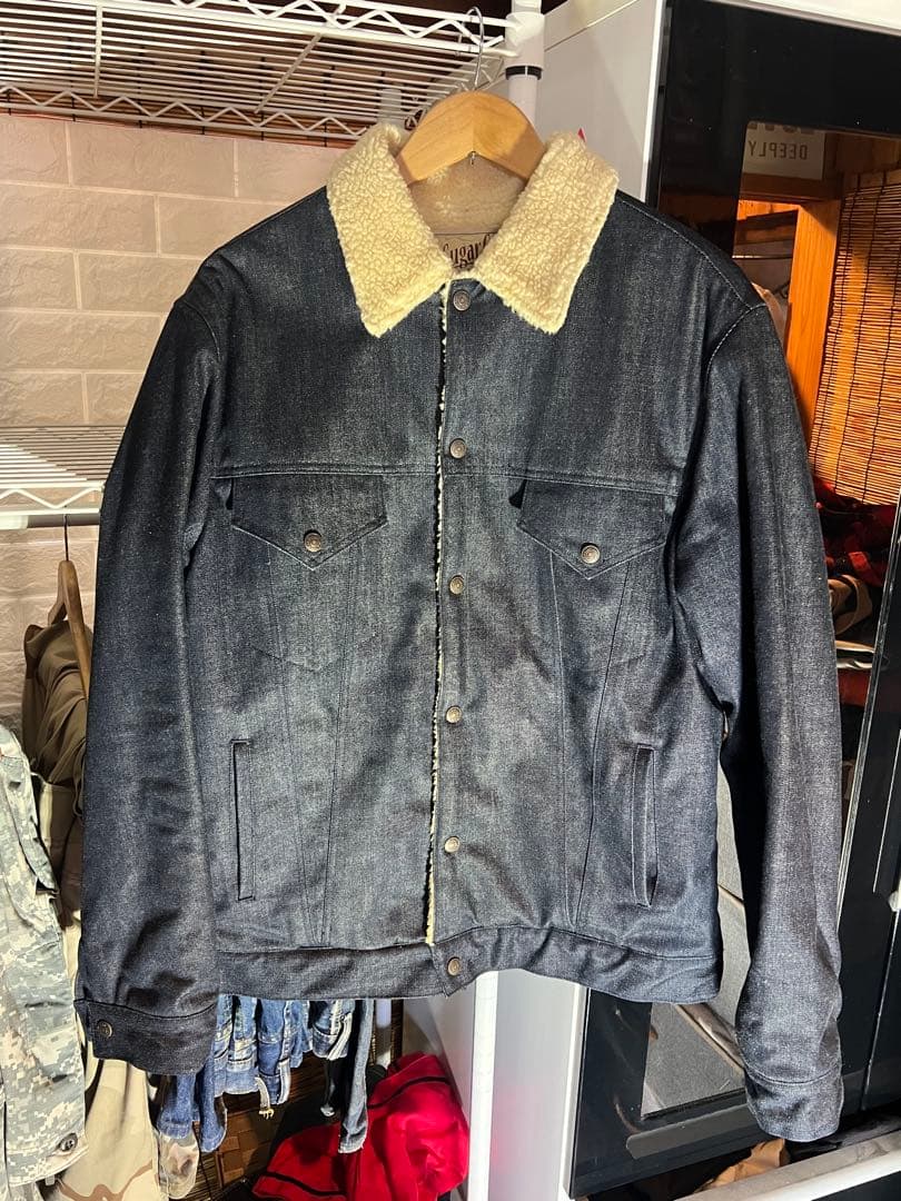 断捨離　SUGARCANE 裏ボア　デニムジャケット　ＸＬ
