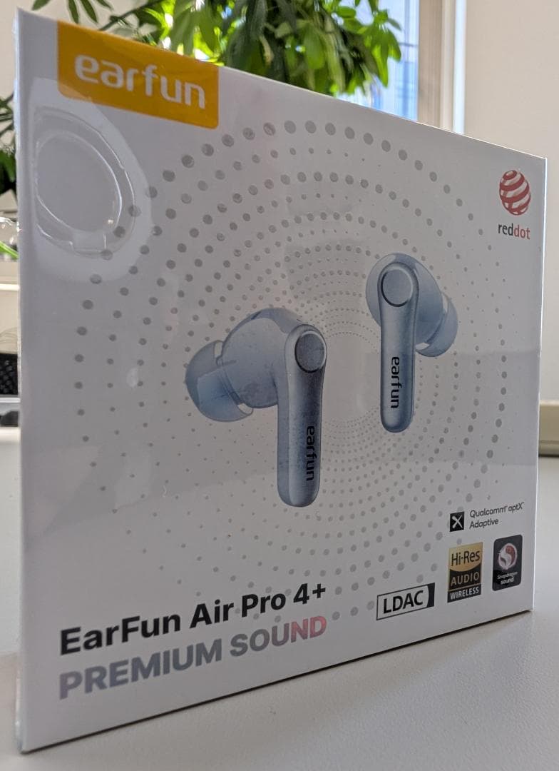 【新品・未開梱】EarFun Air Pro 4i+ワイヤレスイヤホン ブルー