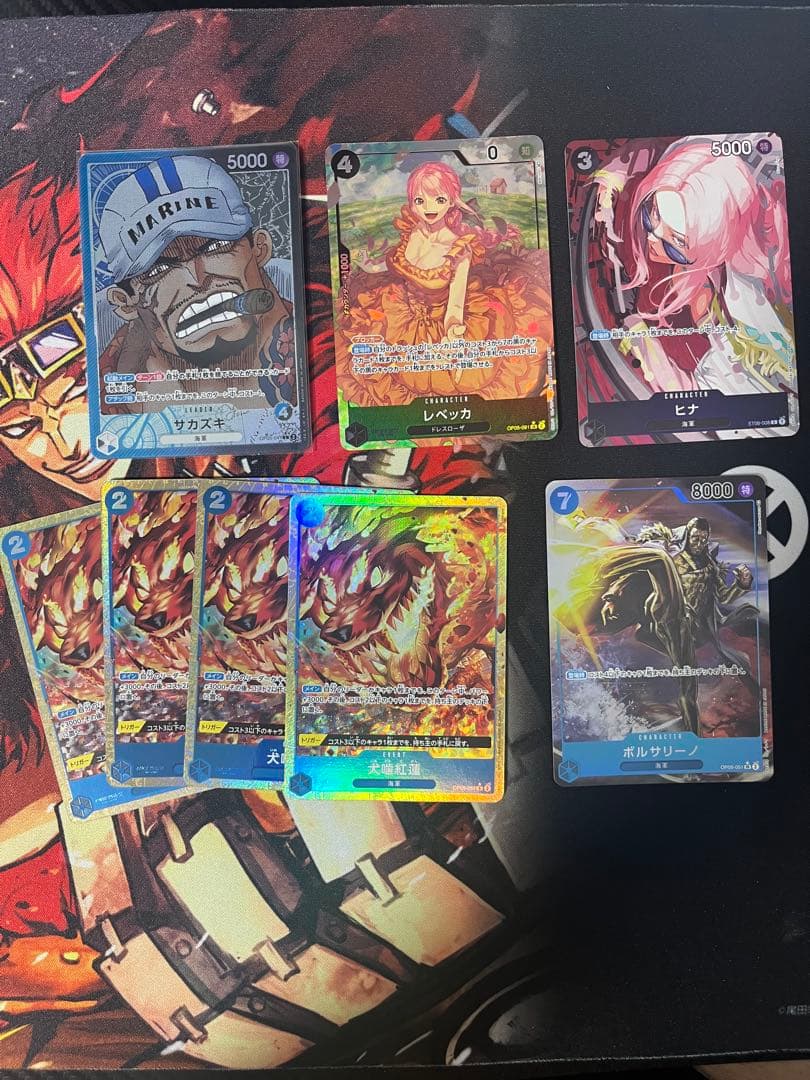 サカズキ リーダーパラレル リーパラ　構築済みデッキ　デッキパーツ