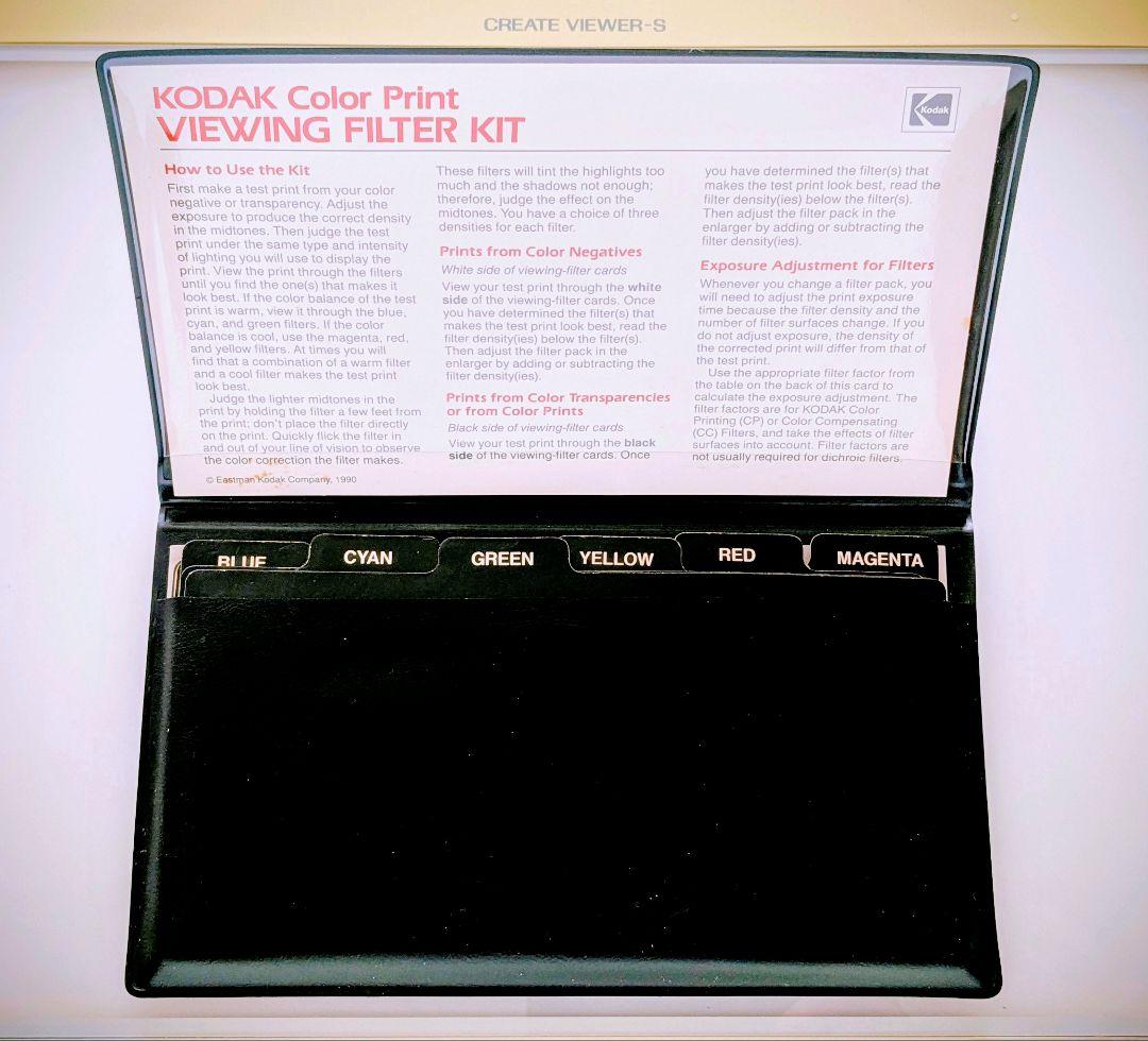 フィルムカメラ Kodak Color Print Viewing Filter Kit