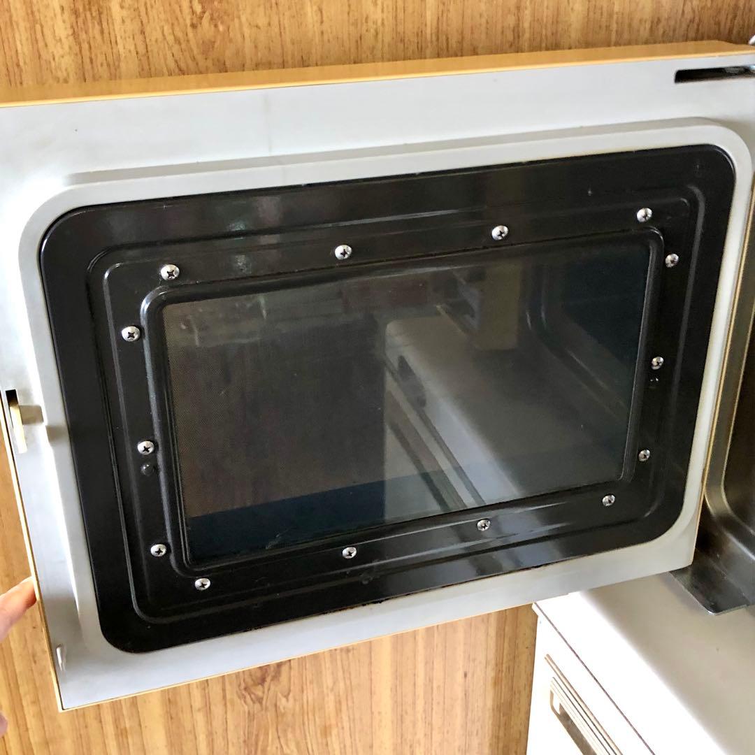 【希少！使えるけど訳あり】TOYOTA 電子レンジ EG550 昭和家電 レトロ