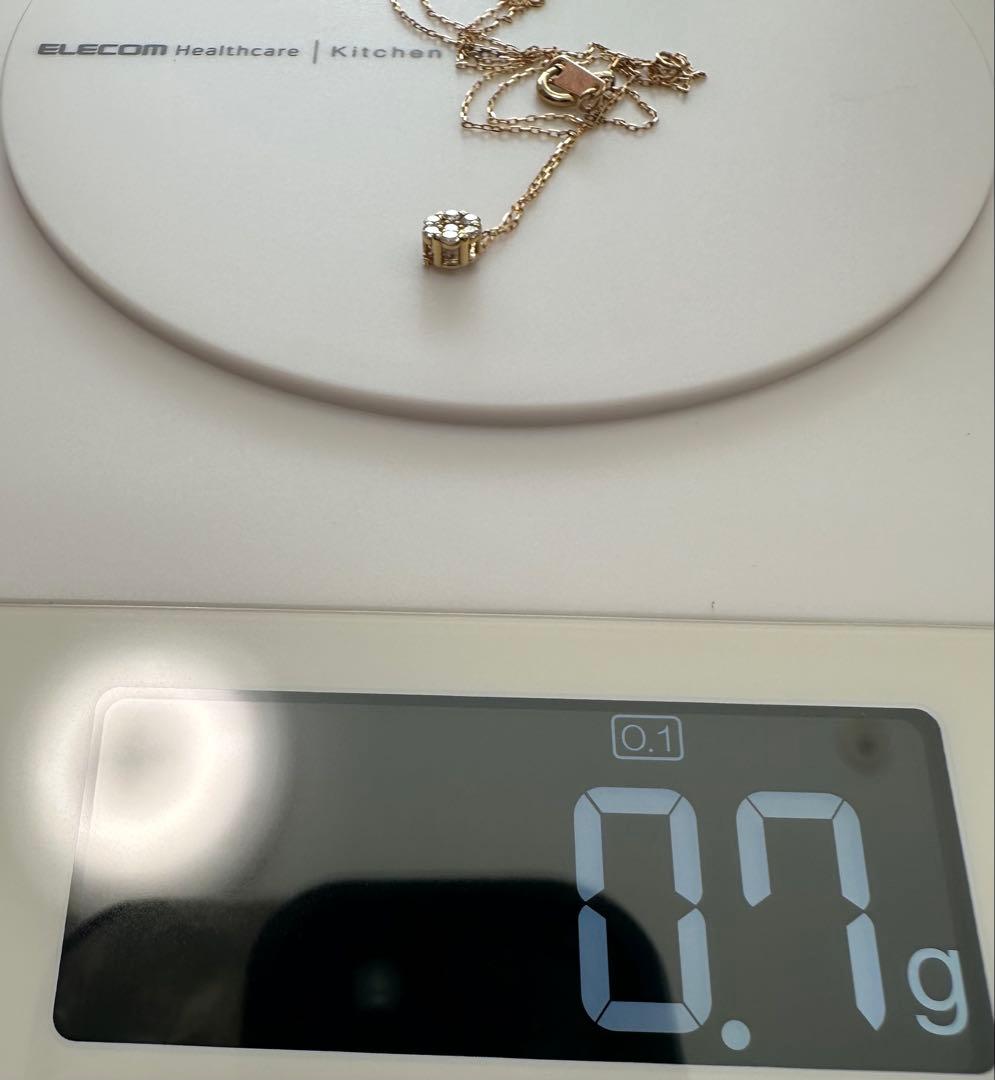 K18 ダイヤモンド　ネックレス（K18イエローゴールド）