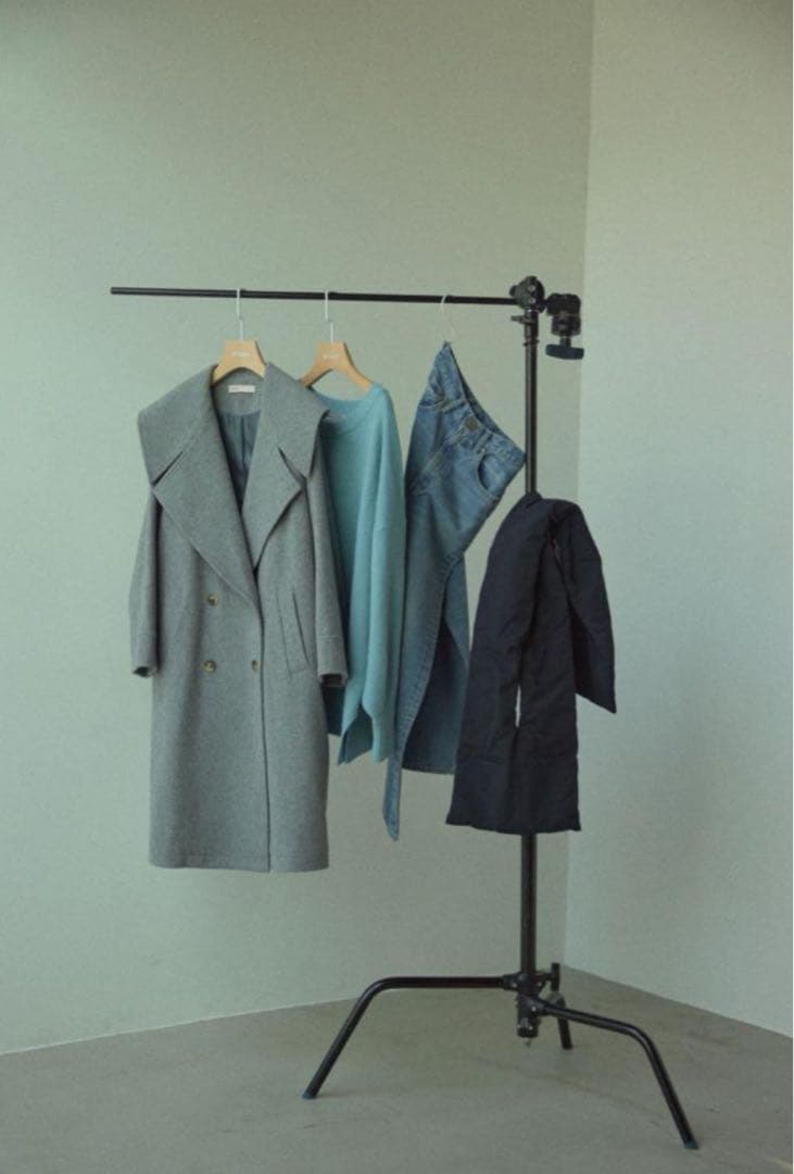 半額以下！BLACK BY MOUSSY big collar coat コート