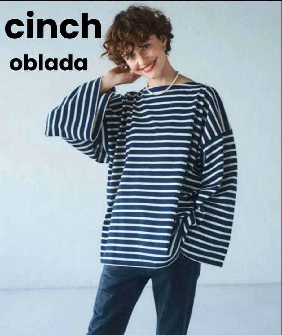 Oblada/オブラダ/CINCH/シンチガンジーボーダーロングスリーブTシャツ