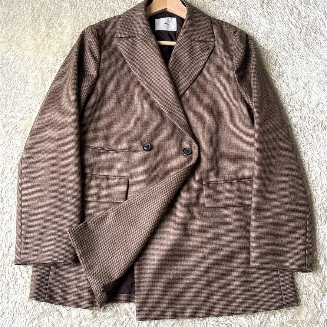 2025AW☆完売☆IENA イエナ　ガンクラブチェックジャケット　38 極美品