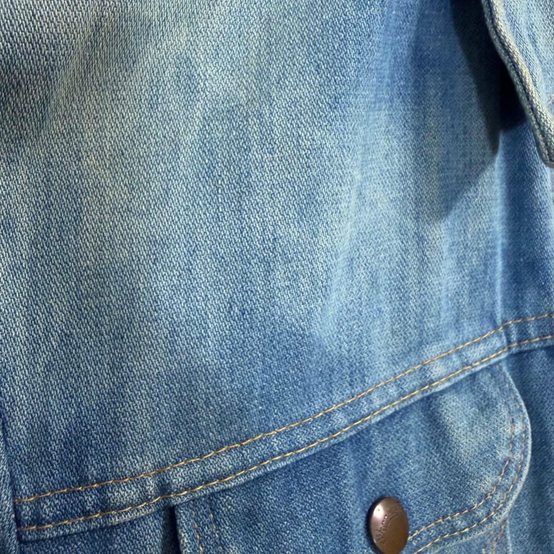 Wrangler USA製126MJデニムジャケット80s三角タグ雰囲気系ボロ