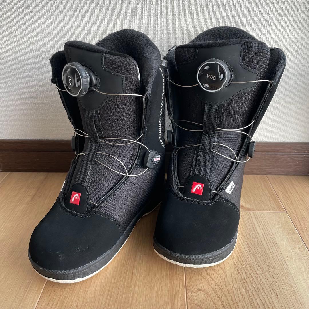 head 子ども用スノーボードブーツ ブラック　BOA 20.5-21.5