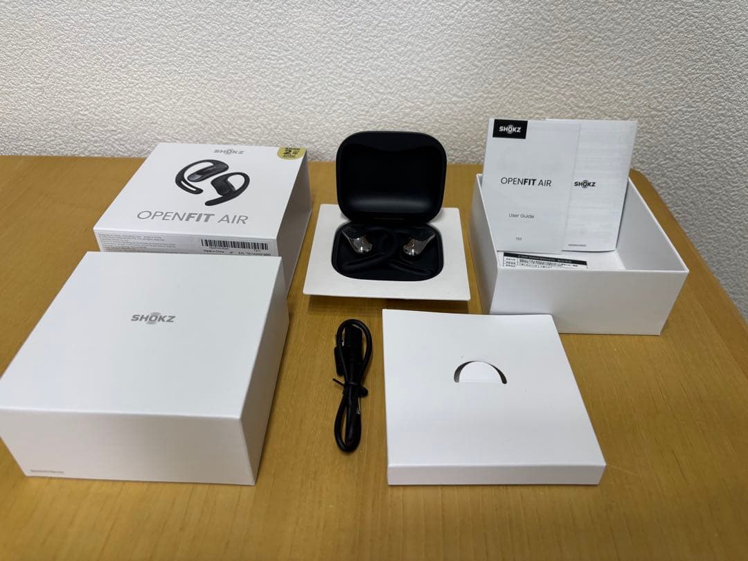 【けん】SHOKZ OPENFIT AIR ワイヤレスイヤホン