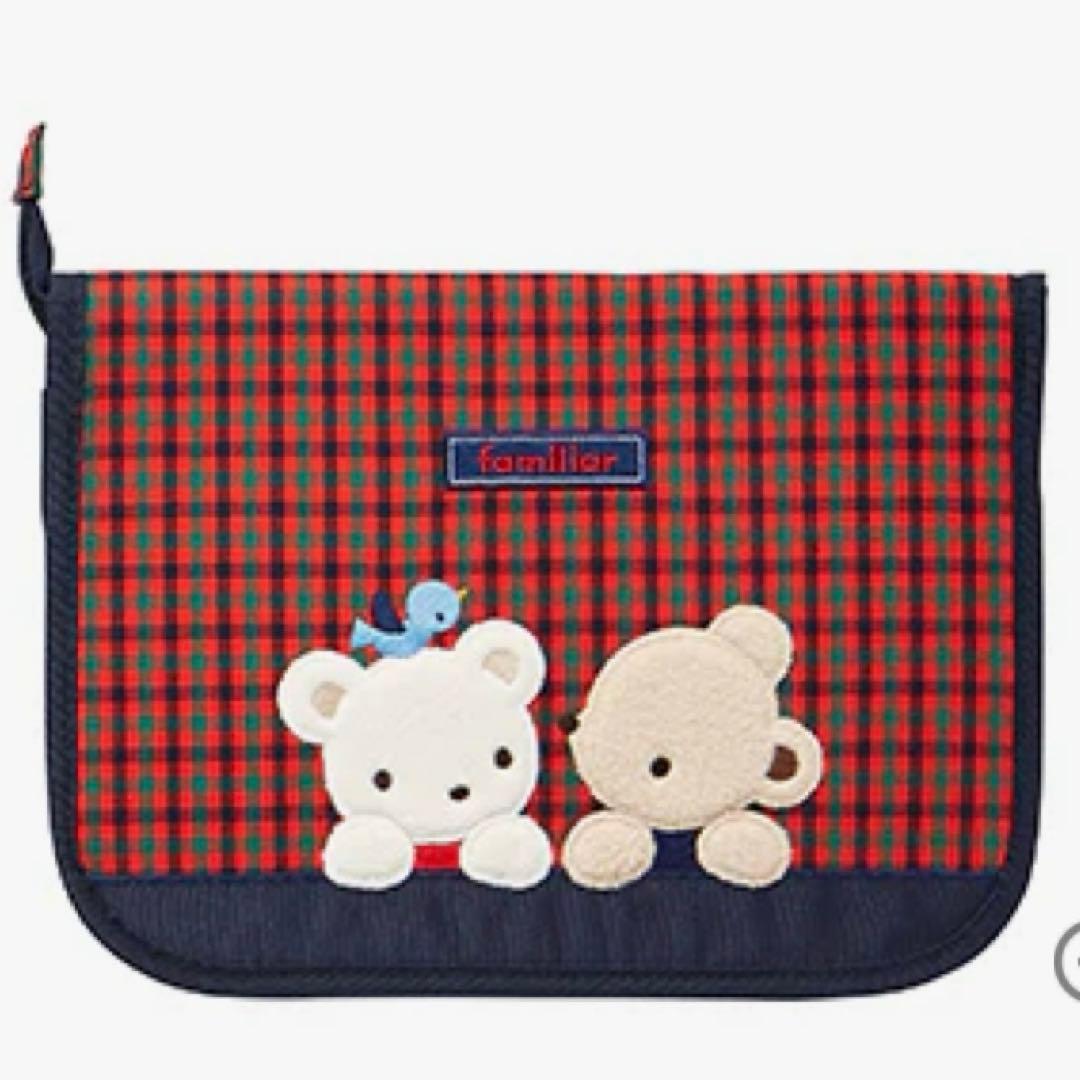 familiar 母子手帳ケース チェック