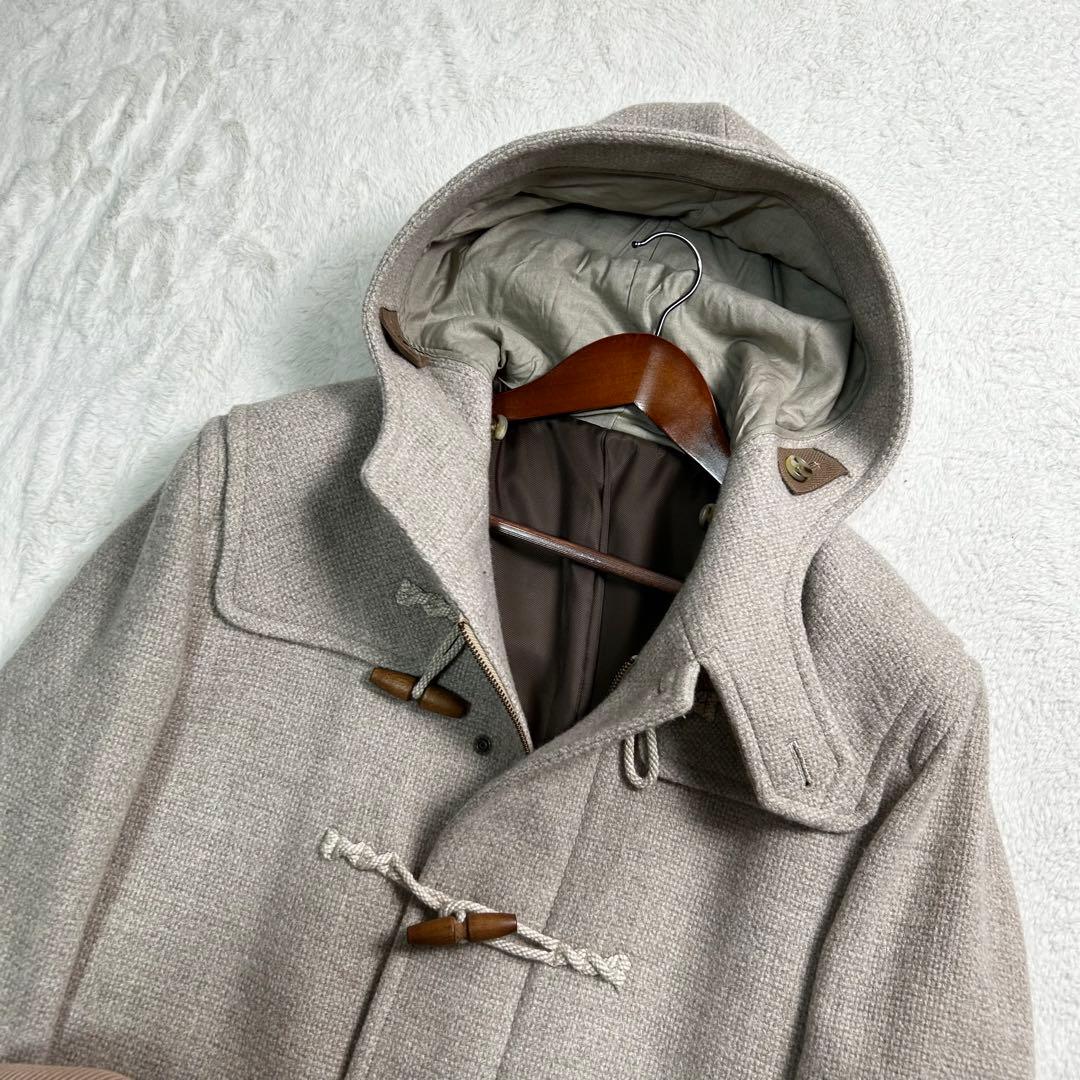 高級✨MEN'S BIGI ダッフルコート　ウール100% 04 オフホワイト