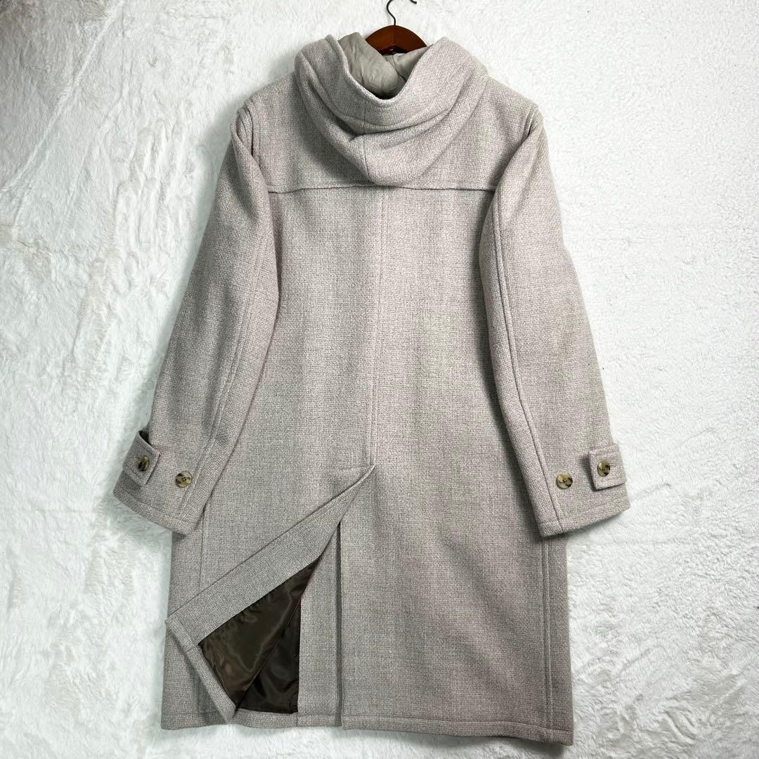 高級✨MEN'S BIGI ダッフルコート　ウール100% 04 オフホワイト