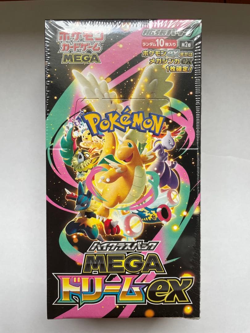 シュリンク付き ポケモンカード MEGAドリーム ex 1BOX