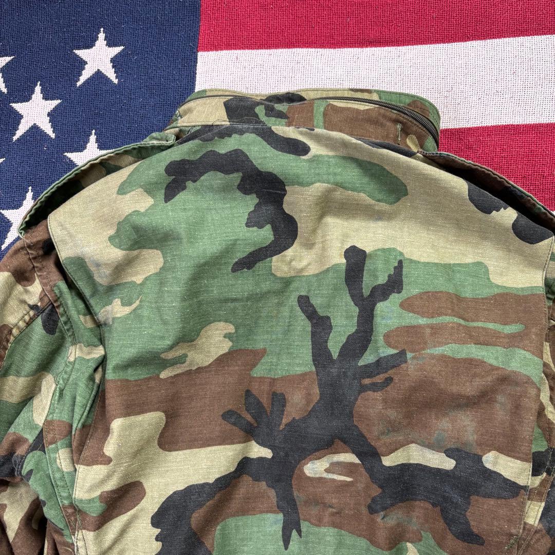 U.S.ARMYM-65FIELD JACKET ウッドランドカモ ライナー付き