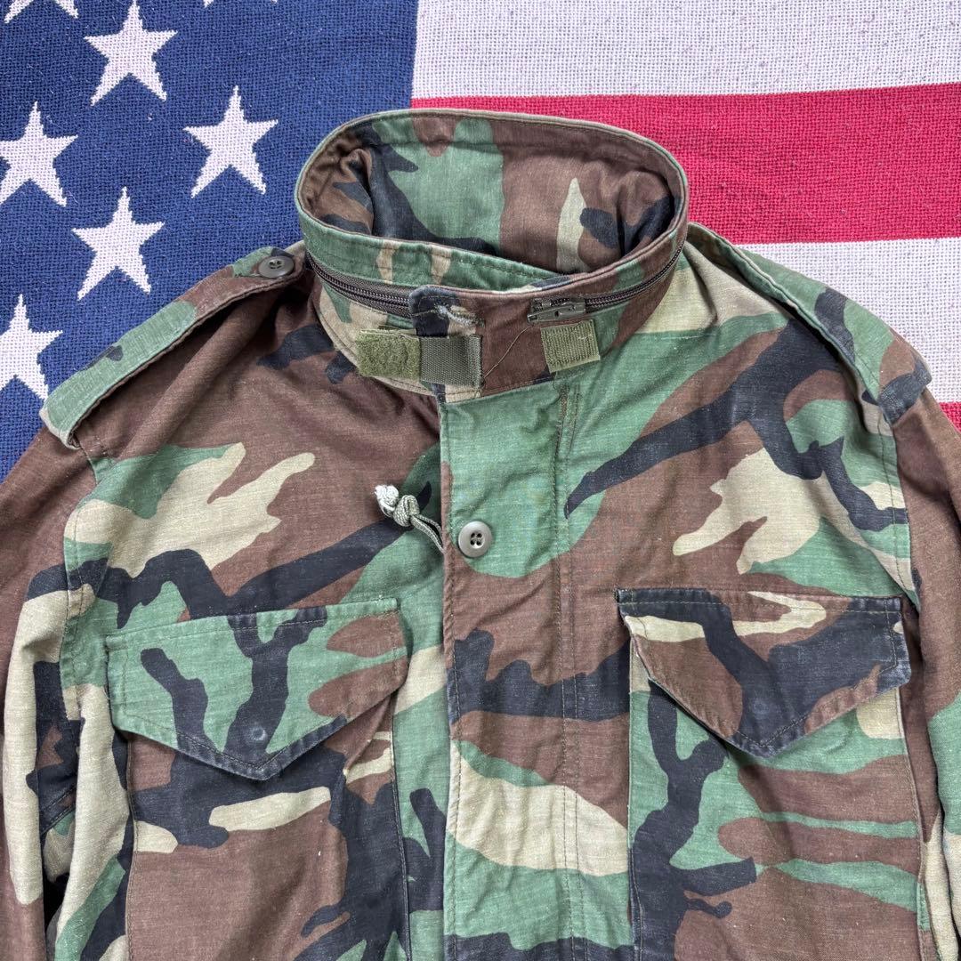U.S.ARMYM-65FIELD JACKET ウッドランドカモ ライナー付き