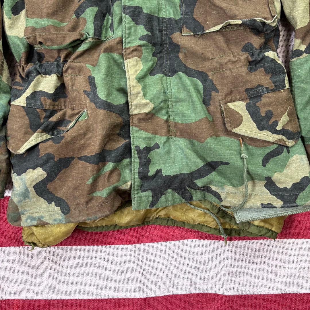 U.S.ARMYM-65FIELD JACKET ウッドランドカモ ライナー付き