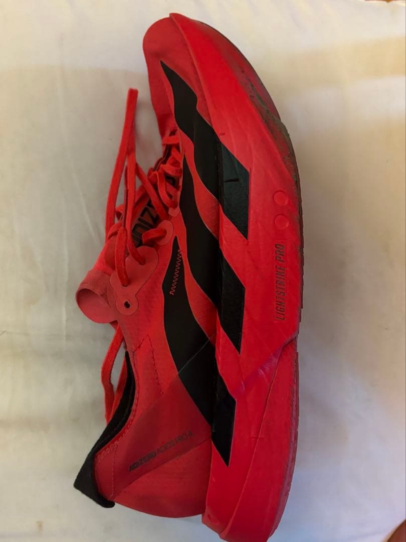 【値下げ中】アディダス　ADIZERO ADIOS PRO 4レッド26.5