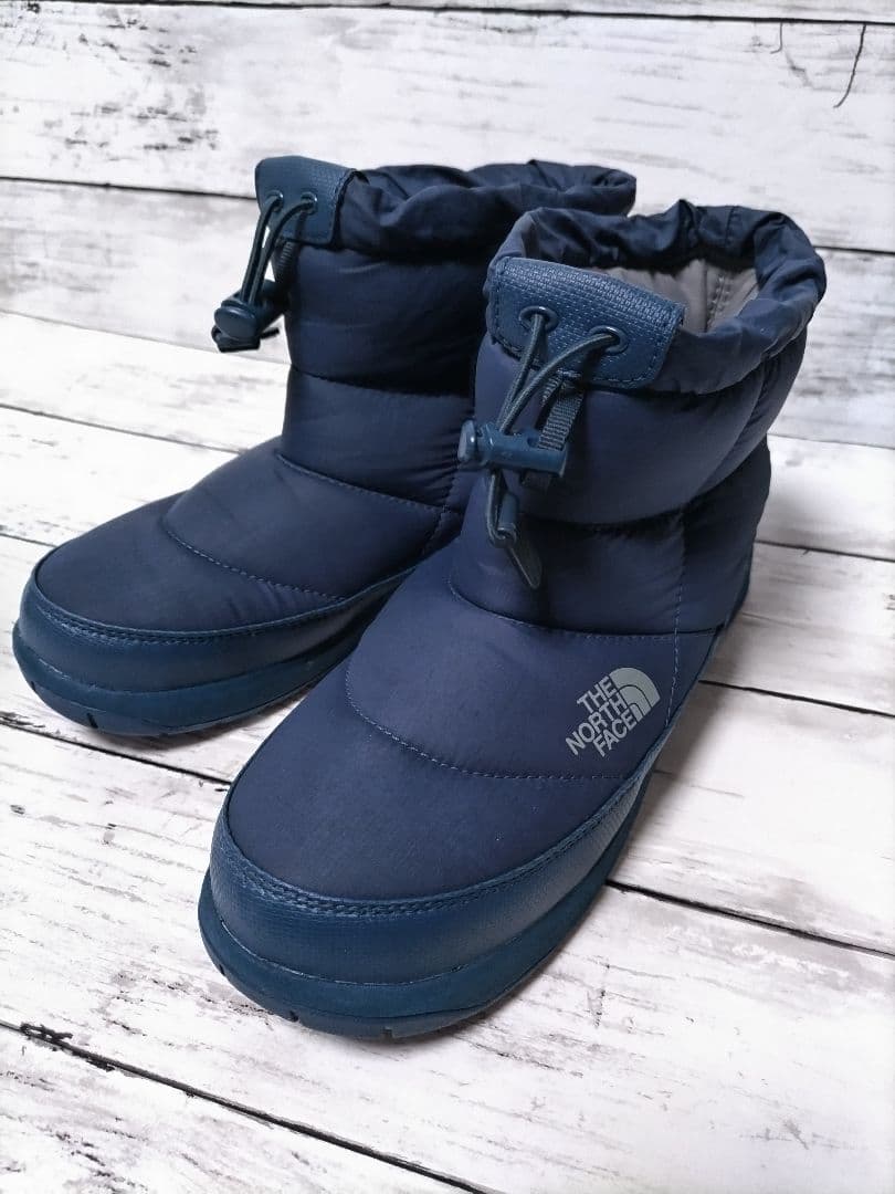 ザノースフェイス ヌプシブーツ　ショートブーツ　ネイビー