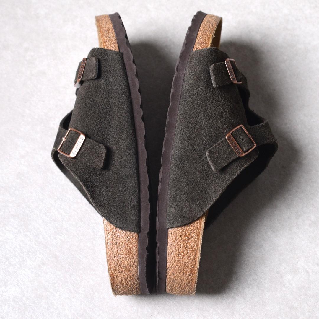 【良品】ビルケンシュトック チューリッヒ ブウラウンカーキ スエード