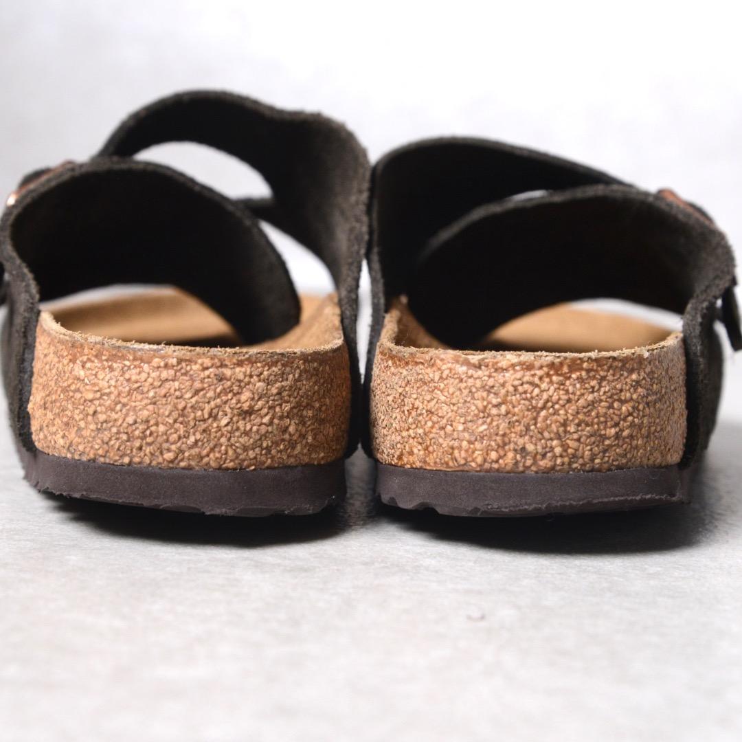 【良品】ビルケンシュトック チューリッヒ ブウラウンカーキ スエード