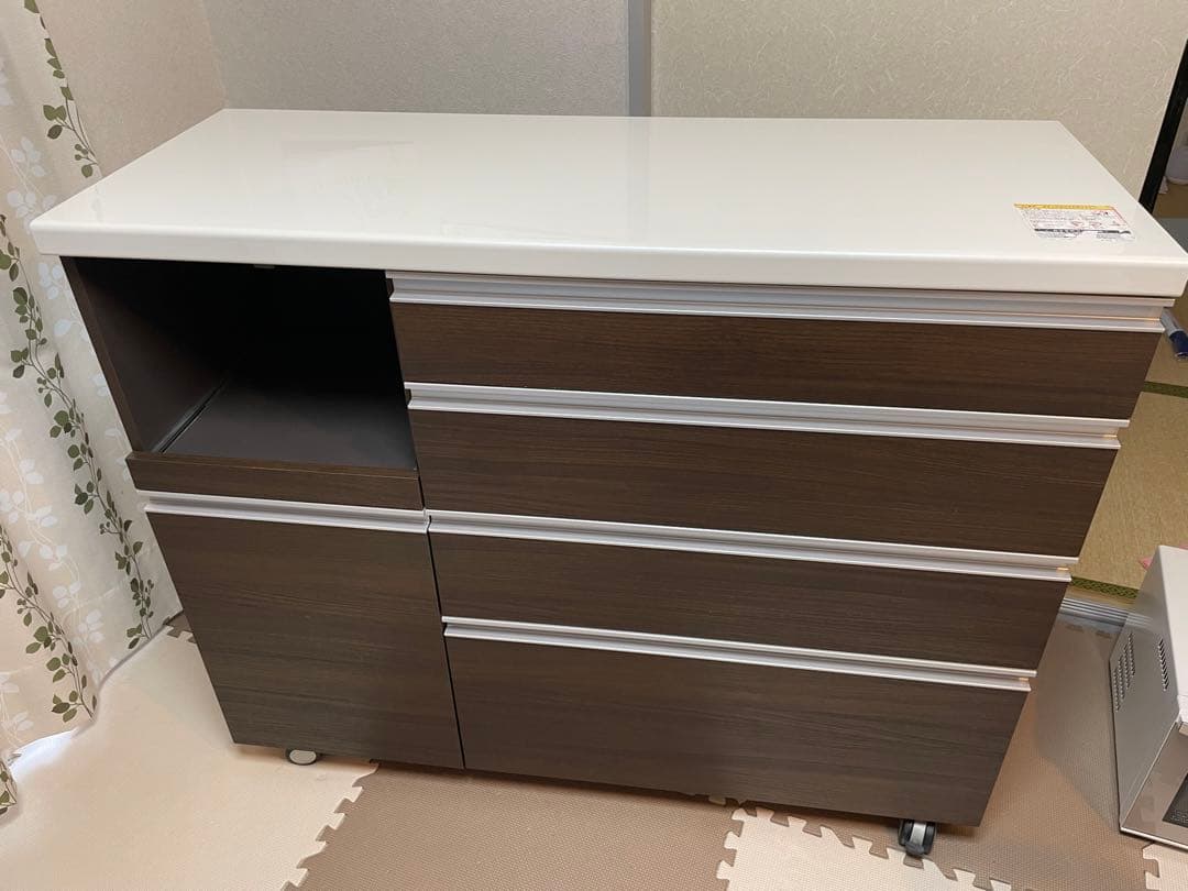 パモウナ　キッチンカウンター（ハイタイプ）幅120 【まぁ】