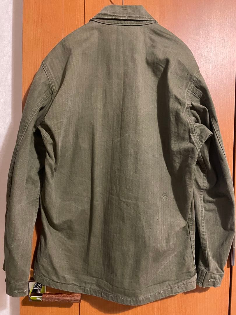 ジャケット・アウター 40s US ARMY M-43 32R HBT JKT 13STAR