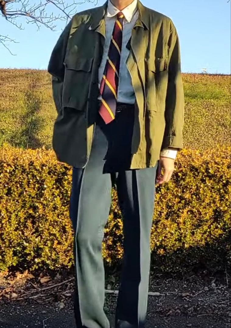 ジャケット・アウター 40s US ARMY M-43 32R HBT JKT 13STAR