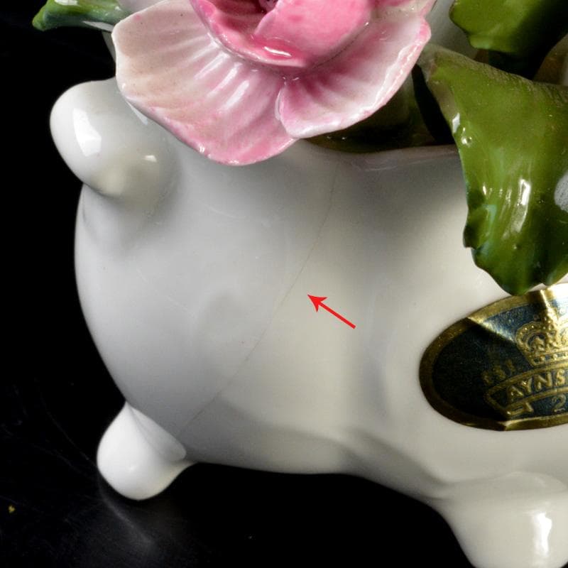 AYNSLEY　エインズレイ　陶花　置物　3点まとめて　C　6311