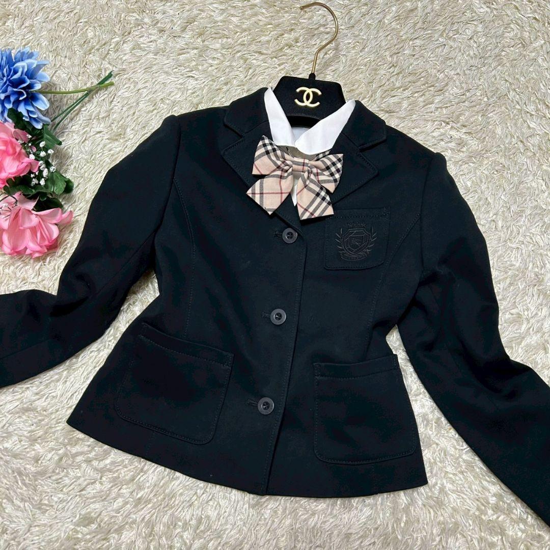 【美品】バーバリーロンドン　子供用　フォーマル　女の子　ブレザー シャツ リボン