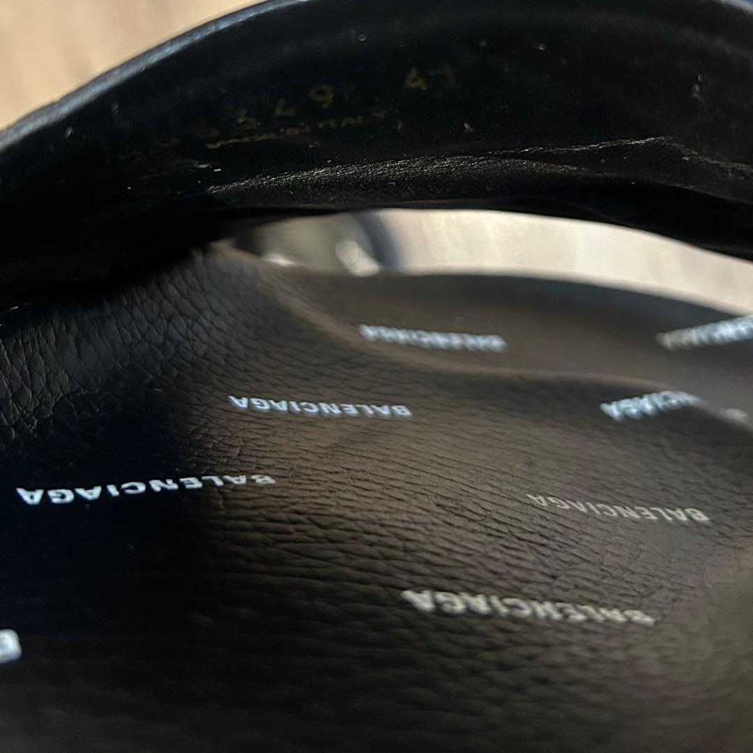 【美品】 balenciaga サンダル 27.0 総柄 レザー