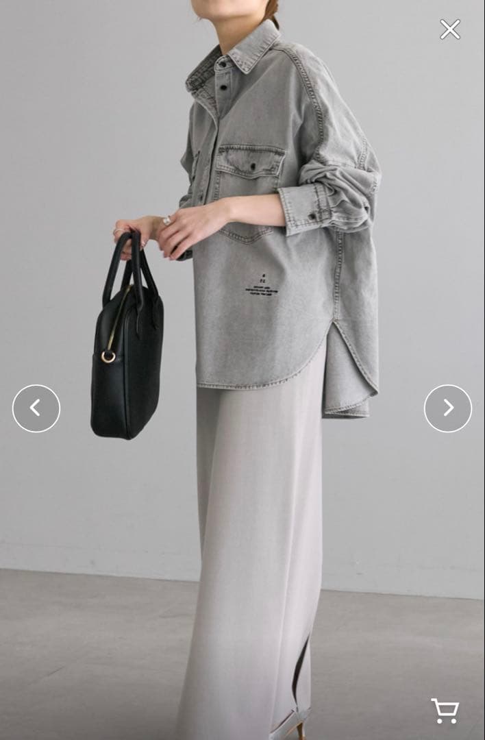 最終お値下げ《美品》PUAL CE CIN★ヴィンテージライクデニムシャツ